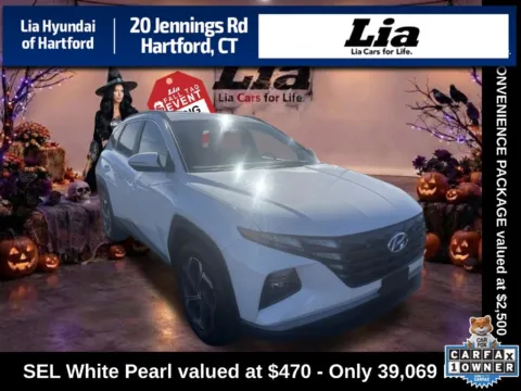 White 2024 Hyundai Tucson SEL for sale in Hartford, CT