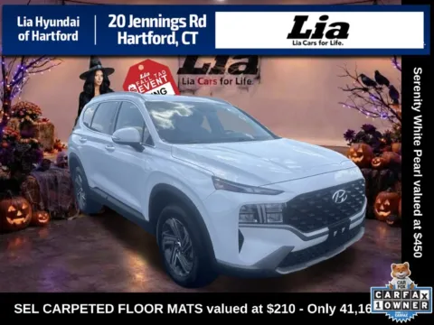 White 2023 Hyundai Santa Fe SEL for sale in Hartford, CT