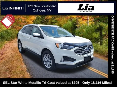 White 2022 Ford Edge SEL for sale in Cohoes, NY