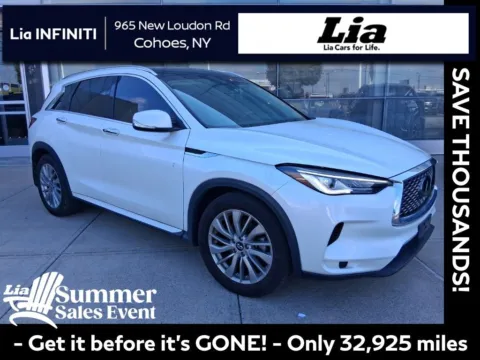 White 2023 INFINITI QX50 LUXE for sale in Cohoes, NY