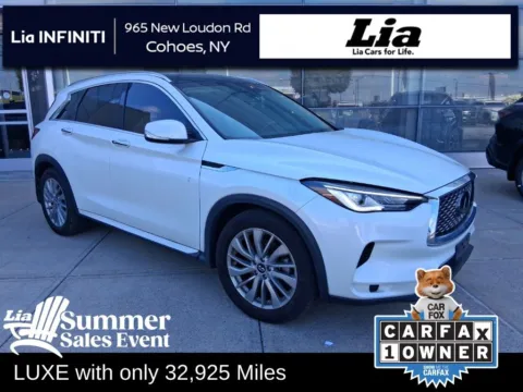 White 2023 INFINITI QX50 LUXE for sale in Cohoes, NY