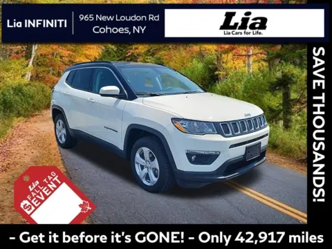 White 2019 Jeep Compass Latitude for sale in Cohoes, NY