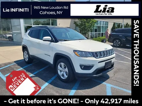 White 2019 Jeep Compass Latitude for sale in Cohoes, NY