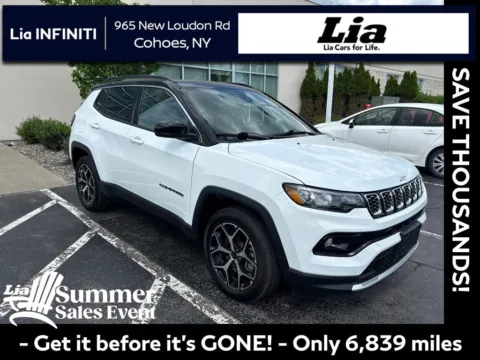 White 2025 Jeep Compass Limited for sale in Cohoes, NY
