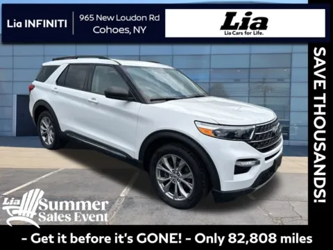 White 2021 Ford Explorer XLT for sale in Cohoes, NY