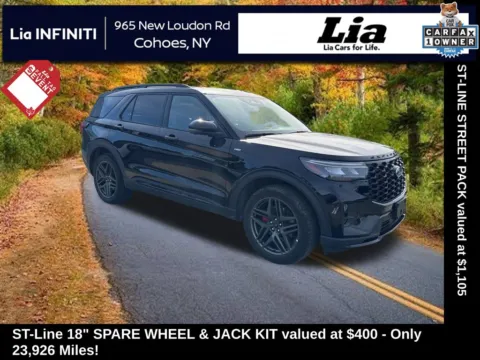 Black 2025 Ford Explorer ST-Line for sale in Cohoes, NY