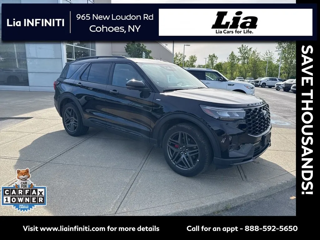 Black 2025 Ford Explorer ST-Line for sale in Cohoes, NY