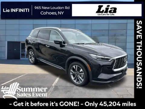 Black 2023 INFINITI QX60 LUXE for sale in Cohoes, NY