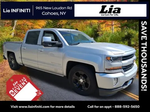 Silver 2018 Chevrolet Silverado 1500 LT for sale in Cohoes, NY