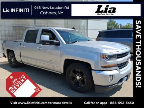 Silver 2018 Chevrolet Silverado 1500 LT for sale in Cohoes, NY