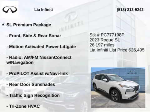 More photos of 2023 Nissan Rogue SL at Lia INFINITI, NY