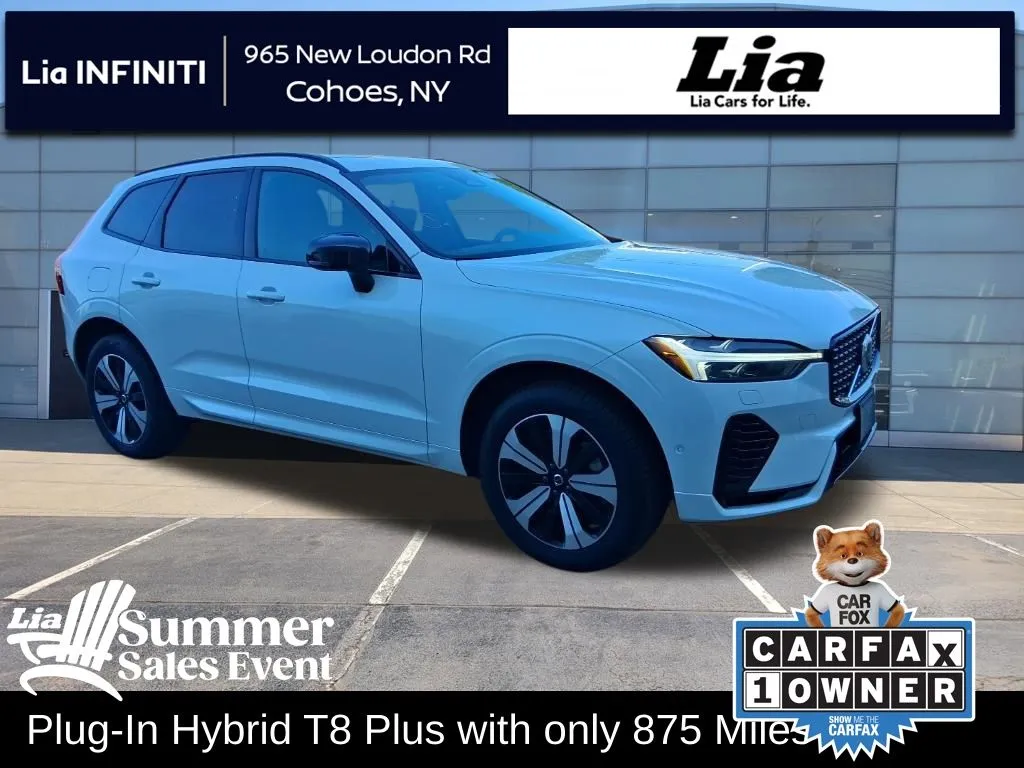 White 2025 Volvo XC60 Plug-In Hybrid T8 Plus for sale in Cohoes, NY