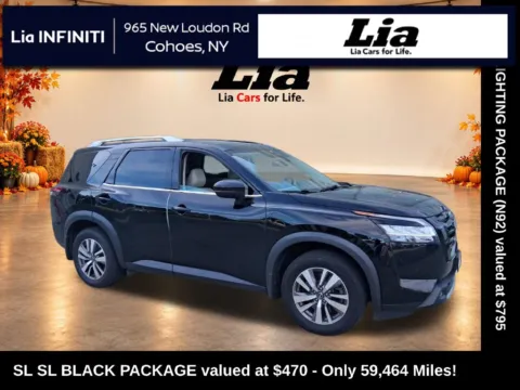 Black 2022 Nissan Pathfinder SL for sale in Cohoes, NY