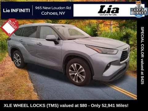 Blue 2024 Toyota Highlander XLE for sale in Cohoes, NY