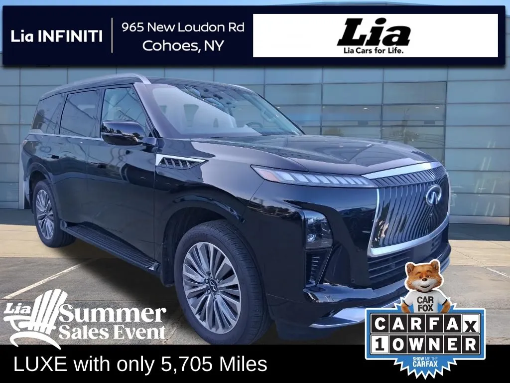 Black 2026 INFINITI QX80 LUXE for sale in Cohoes, NY