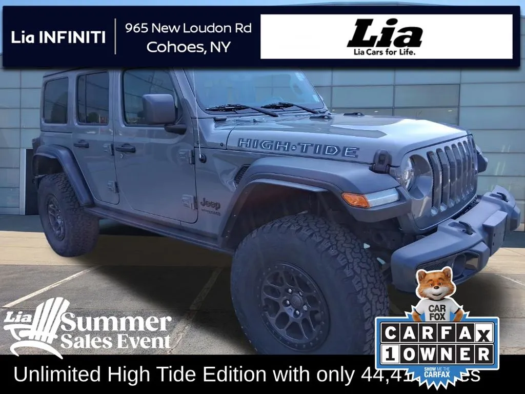 Gray 2022 Jeep Wrangler Unlimited High Tide for sale in Cohoes, NY