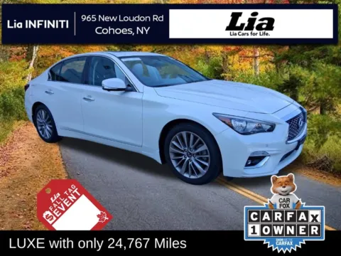 White 2023 INFINITI Q50 LUXE for sale in Cohoes, NY