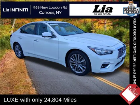 White 2023 INFINITI Q50 LUXE for sale in Cohoes, NY