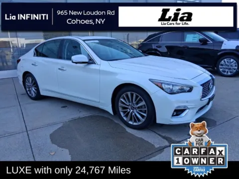 White 2023 INFINITI Q50 LUXE for sale in Cohoes, NY