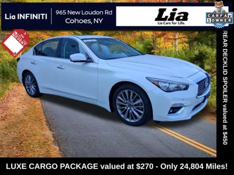 White 2023 INFINITI Q50 LUXE for sale in Cohoes, NY