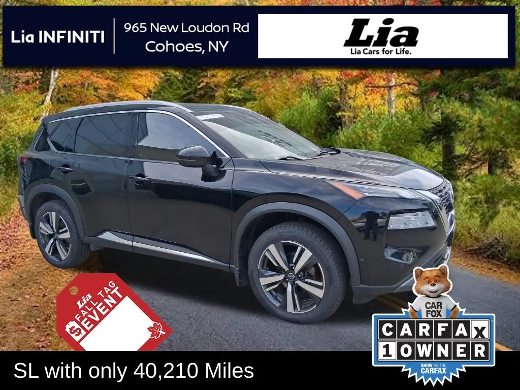Black 2023 Nissan Rogue SL for sale in Cohoes, NY