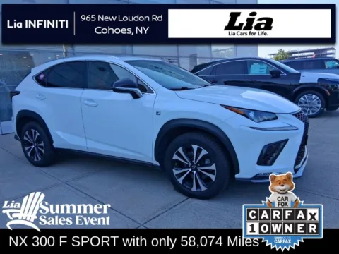 White 2021 Lexus NX 300 F Sport for sale in Cohoes, NY