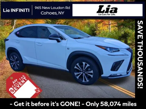 White 2021 Lexus NX 300 F Sport for sale in Cohoes, NY