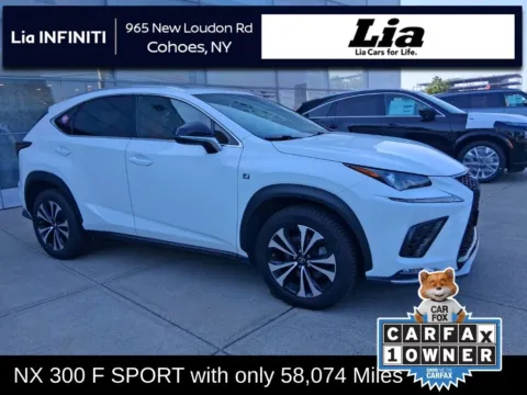 White 2021 Lexus NX 300 F Sport for sale in Cohoes, NY