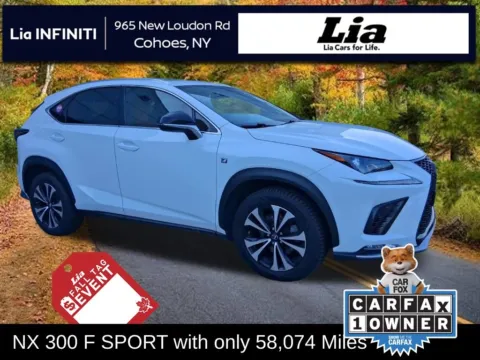 White 2021 Lexus NX 300 F Sport for sale in Cohoes, NY