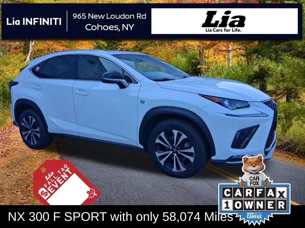 White 2021 Lexus NX 300 F Sport for sale in Cohoes, NY