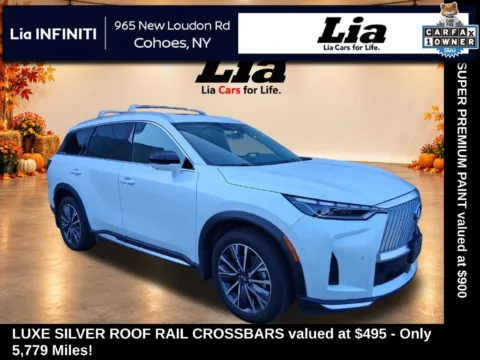 White 2026 INFINITI QX60 LUXE for sale in Cohoes, NY