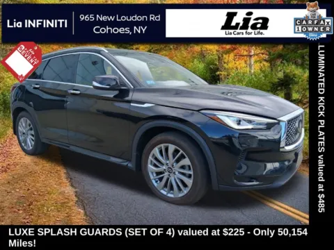 Black 2023 INFINITI QX50 LUXE for sale in Cohoes, NY