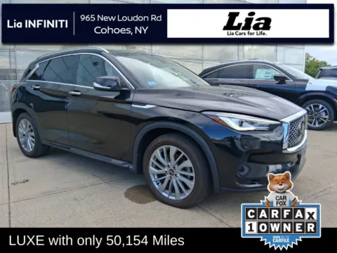 Black 2023 INFINITI QX50 LUXE for sale in Cohoes, NY