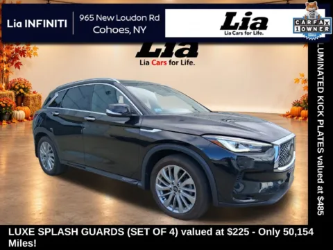 Black 2023 INFINITI QX50 LUXE for sale in Cohoes, NY