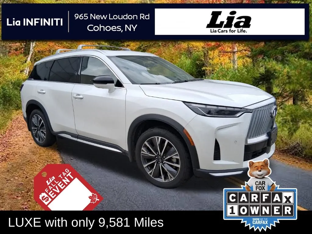 White 2026 INFINITI QX60 LUXE for sale in Cohoes, NY