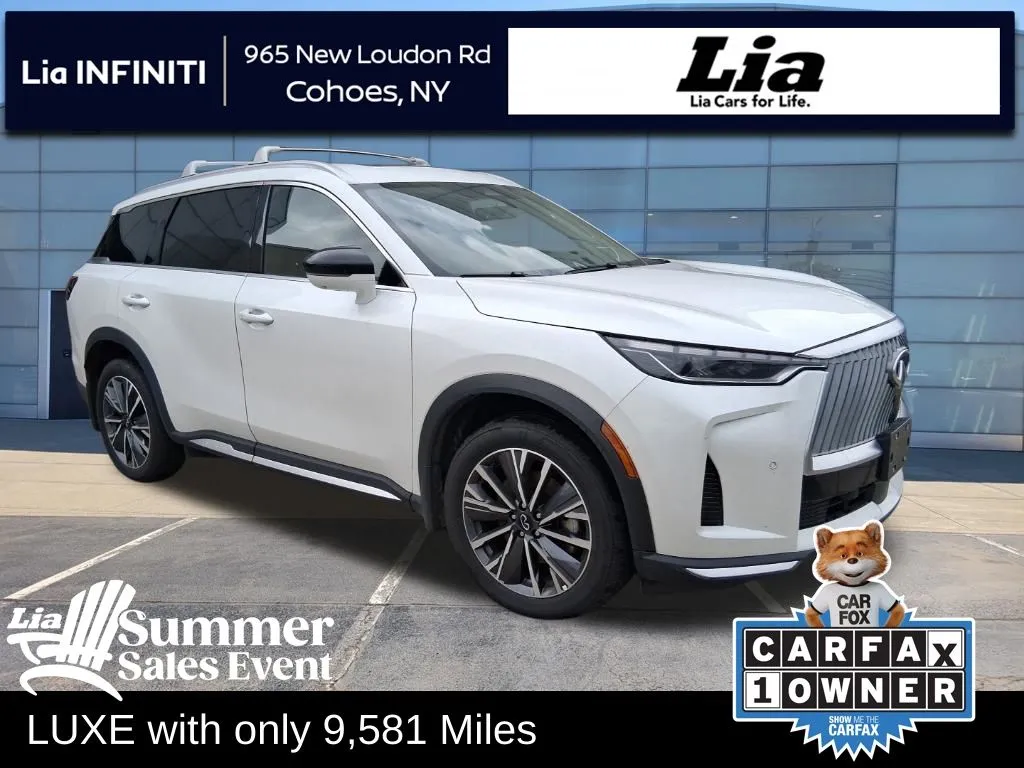 White 2026 INFINITI QX60 LUXE for sale in Cohoes, NY