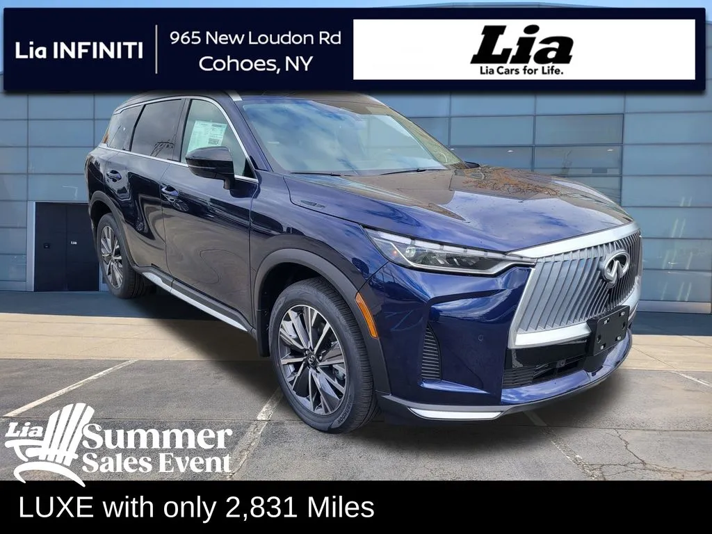 Blue 2026 INFINITI QX60 LUXE for sale in Cohoes, NY