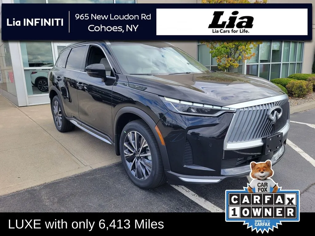 Black 2026 INFINITI QX60 LUXE for sale in Cohoes, NY