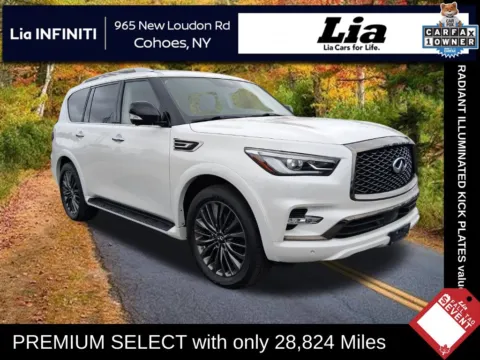 White 2023 INFINITI QX80 Premium Select for sale in Cohoes, NY