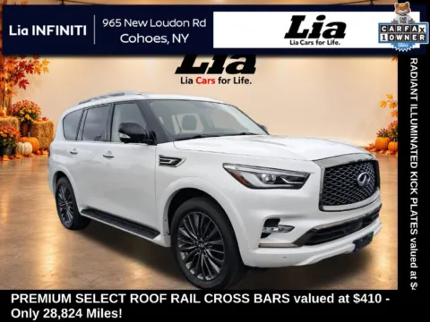 White 2023 INFINITI QX80 Premium Select for sale in Cohoes, NY