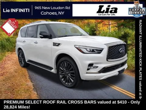White 2023 INFINITI QX80 Premium Select for sale in Cohoes, NY