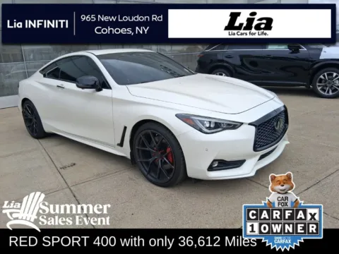 White 2022 INFINITI Q60 Red Sport 400 for sale in Cohoes, NY