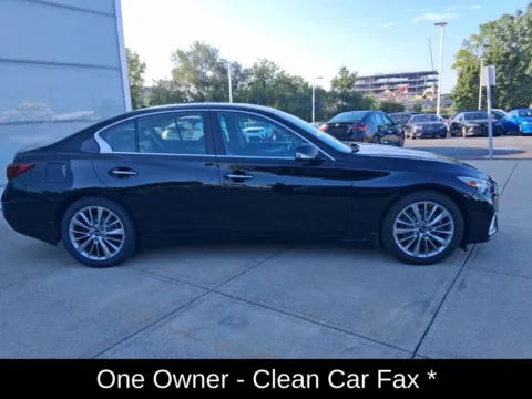Photos of 2023 INFINITI Q50 LUXE for sale in Cohoes, NY at Lia INFINITI
