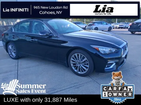 Black 2023 INFINITI Q50 LUXE for sale in Cohoes, NY