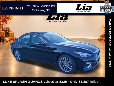 Black 2023 INFINITI Q50 LUXE for sale in Cohoes, NY