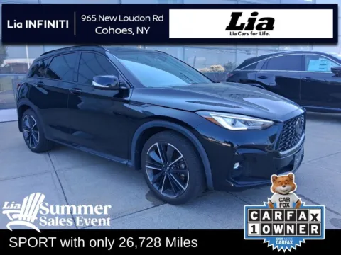 Black 2023 INFINITI QX50 SPORT for sale in Cohoes, NY
