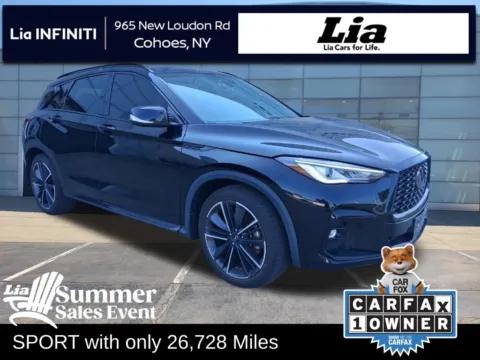 Black 2023 INFINITI QX50 SPORT for sale in Cohoes, NY