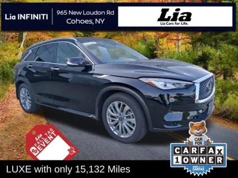 Black 2023 INFINITI QX50 LUXE for sale in Cohoes, NY