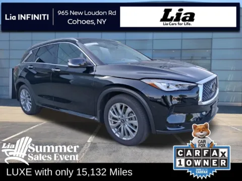 Black 2023 INFINITI QX50 LUXE for sale in Cohoes, NY