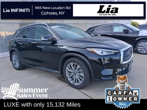 Black 2023 INFINITI QX50 LUXE for sale in Cohoes, NY
